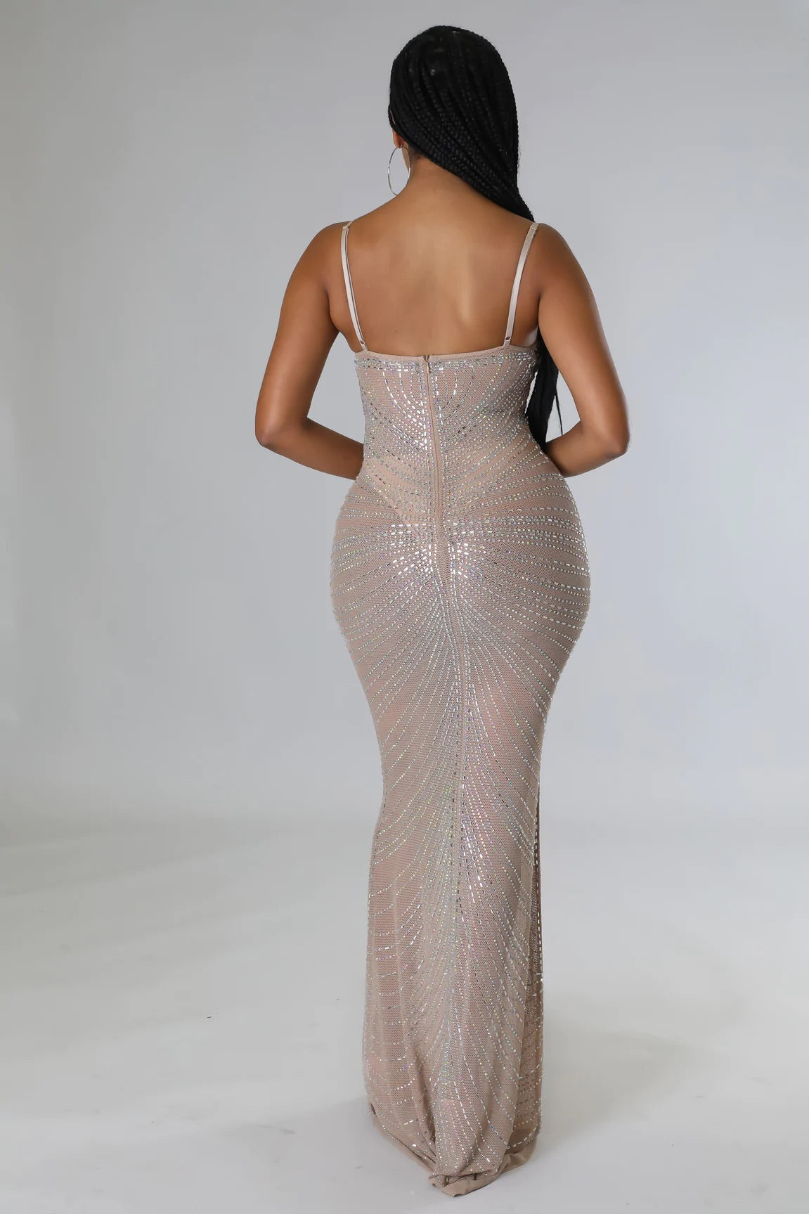 Perfectly Charming Nude Gown