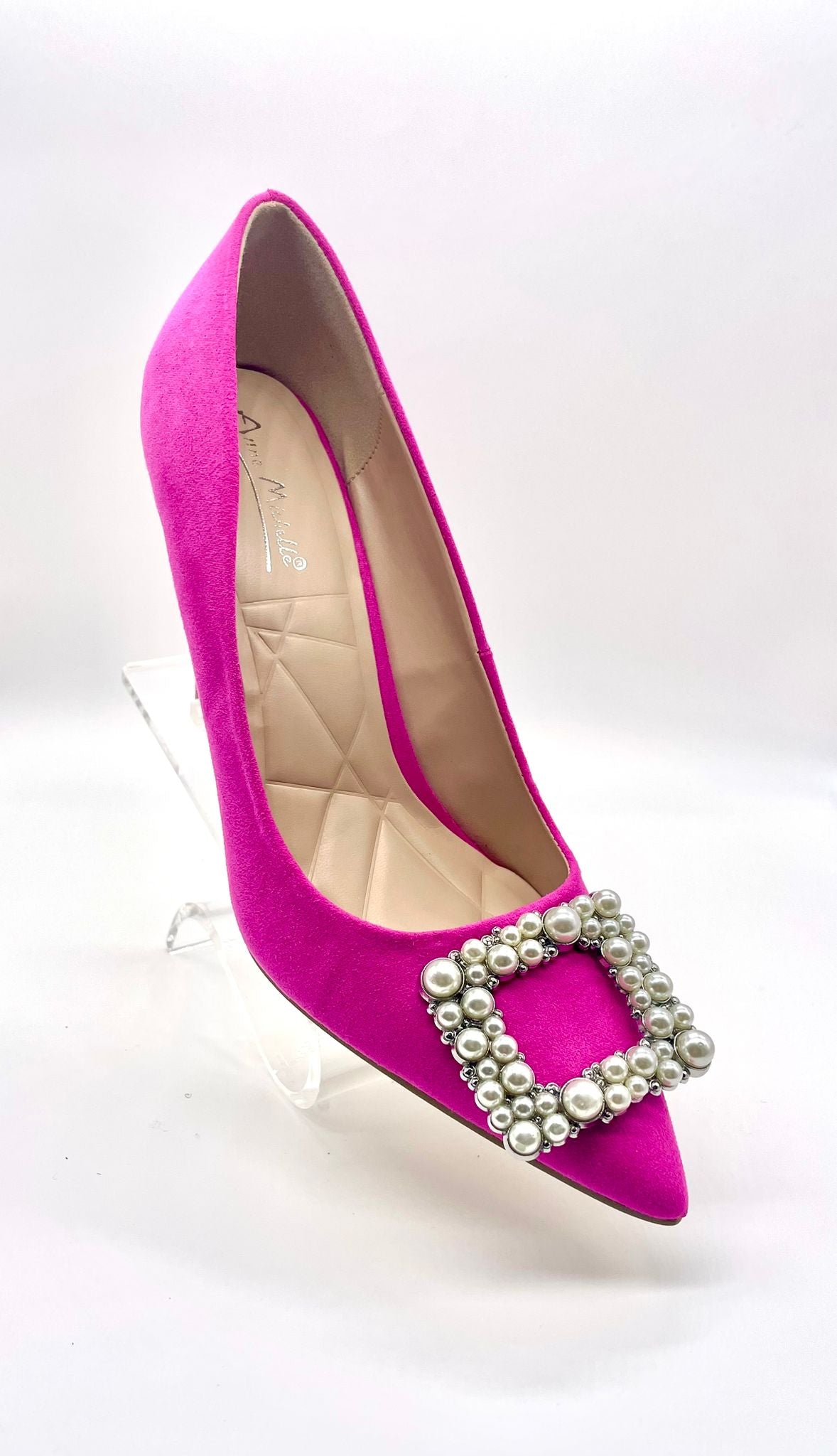 Colorful and Classy Stiletto Heels (Hot Pink)