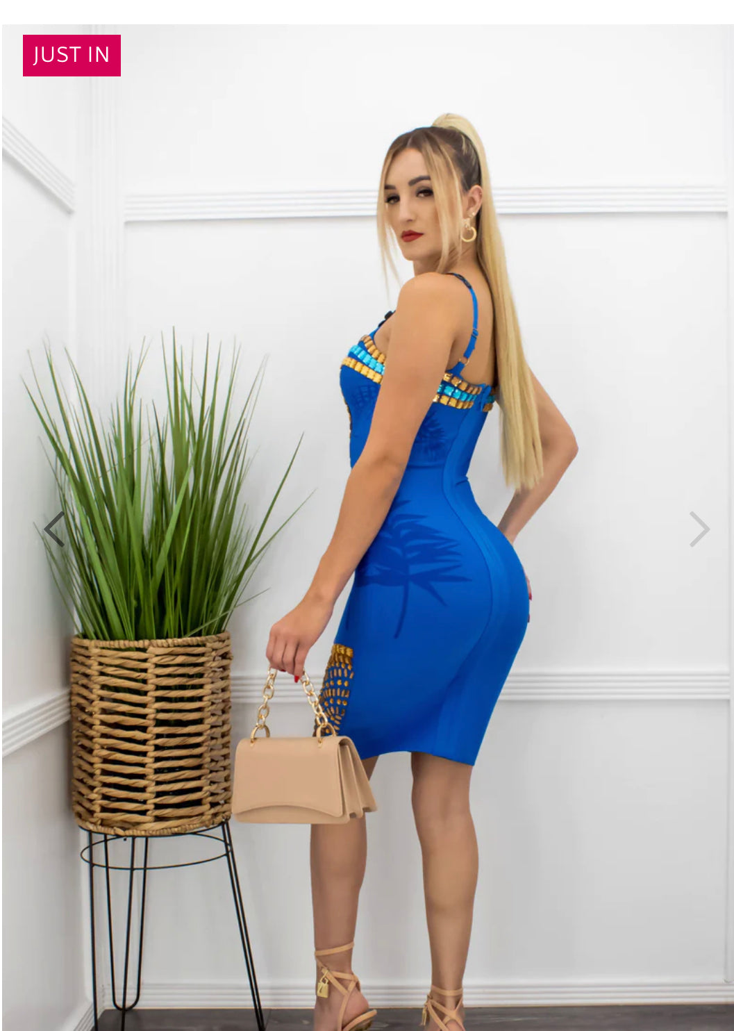 Can't Tell Me Nothing Mini Dress (Blue)