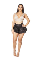 Sexy Crop Top Beige