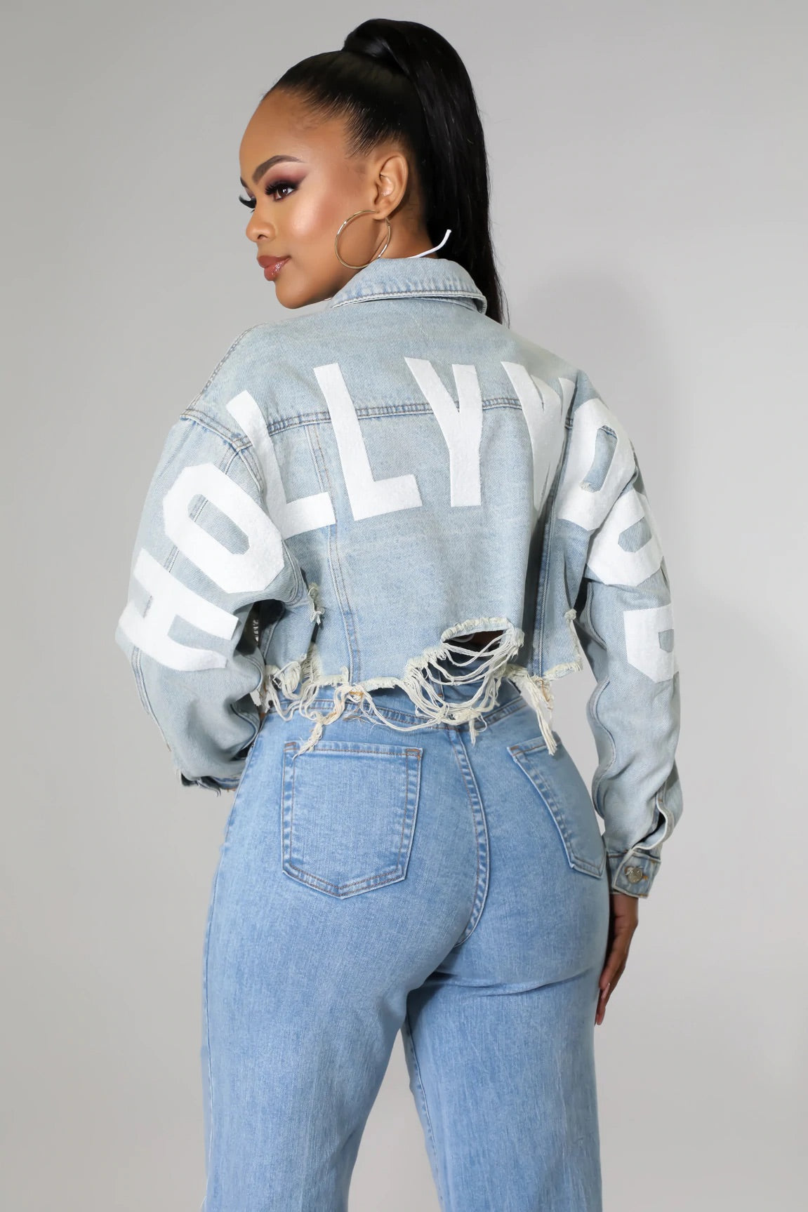 In love of Hollywood Denim Jacket