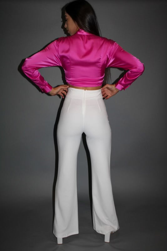 Return to Me Wide Pants (white)