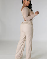 Khloie Top Taupe - Palazzo Couture Online