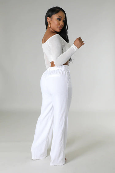 Khloie Top White - Palazzo Couture Online