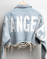 Lost Angeles Denim Jacket - Palazzo Couture Online