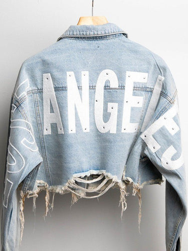 Lost Angeles Denim Jacket - Palazzo Couture Online