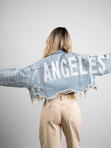 Lost Angeles Denim Jacket - Palazzo Couture Online