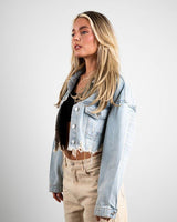 Lost Angeles Denim Jacket - Palazzo Couture Online