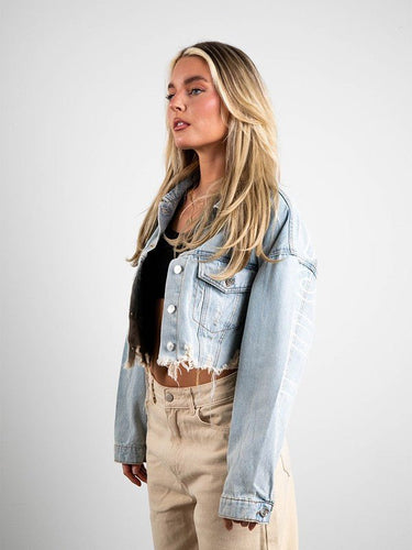 Lost Angeles Denim Jacket - Palazzo Couture Online