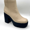 Mia platform bootie (Nude) - Palazzo Couture Online