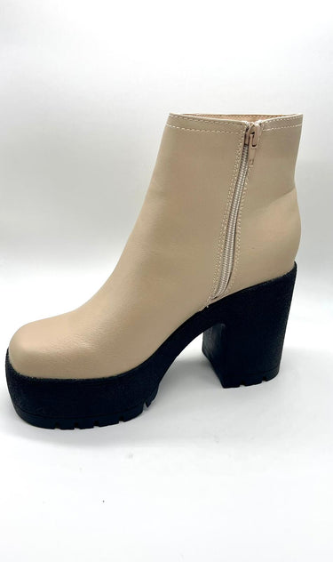 Mia platform bootie (Nude) - Palazzo Couture Online