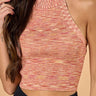 Multi Color Halter Crop Top - Palazzo Couture Online