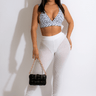 One Of The Boys Crop Top White - Palazzo Couture Online