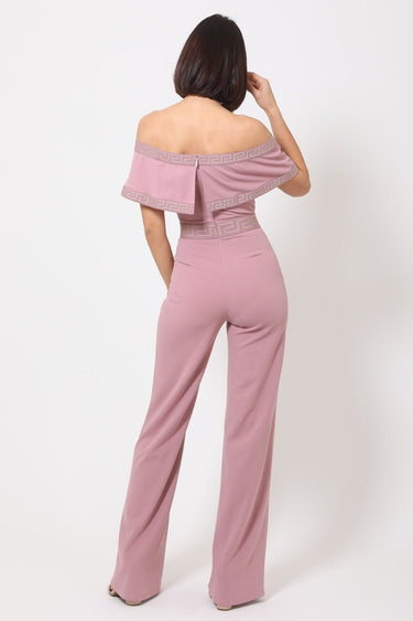 Passion Mauve Jumpsuit - Palazzo Couture Online