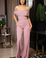 Passion Mauve Jumpsuit - Palazzo Couture Online