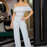 Passion White Jumpsuit - Palazzo Couture Online