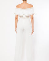 Passion White Jumpsuit - Palazzo Couture Online