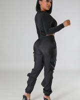 Poolside Days Pants Black - Palazzo Couture Online