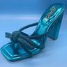 Queen Diva High Heels (Turquoise) - Palazzo Couture Online