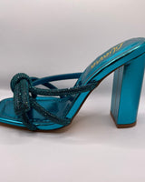 Queen Diva High Heels (Turquoise) - Palazzo Couture Online