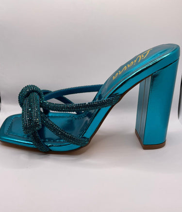 Queen Diva High Heels (Turquoise) - Palazzo Couture Online