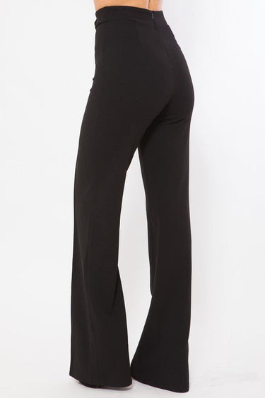 Return to Me Wide Pants (Black) - Palazzo Couture Online