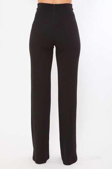 Return to Me Wide Pants (Black) - Palazzo Couture Online