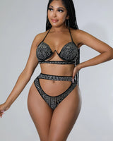 Rich Baby Swim Set (Black) - Palazzo Couture Online