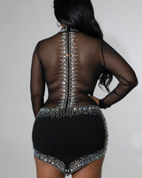 Silhouette Nights Black Dress - Palazzo Couture Online