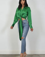 So Lovable Top (Kelly Green) - Palazzo Couture Online