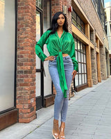 So Lovable Top (Kelly Green) - Palazzo Couture Online