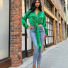 So Lovable Top (Kelly Green) - Palazzo Couture Online