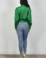 So Lovable Top (Kelly Green) - Palazzo Couture Online