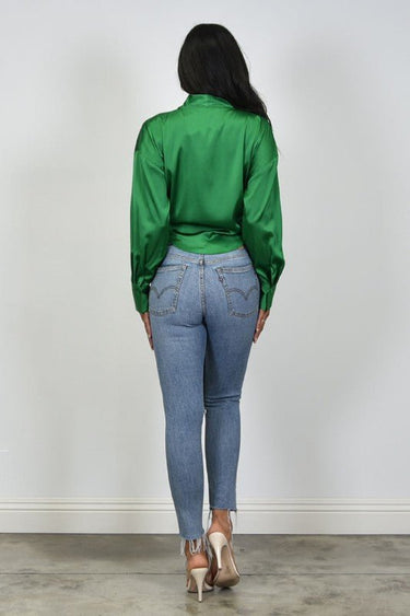 So Lovable Top (Kelly Green) - Palazzo Couture Online