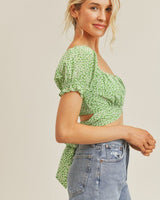 Sweet Angel Green Top - Palazzo Couture Online