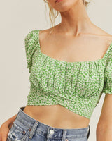 Sweet Angel Green Top - Palazzo Couture Online