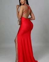 Sweet Dreams Maxi Dress Red - Palazzo Couture Online