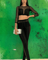 Tease You Pants Set - Palazzo Couture Online