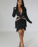 Tialeigh Dress Black - Palazzo Couture Online