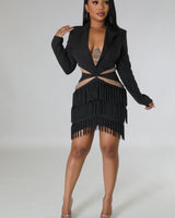 Tialeigh Dress Black - Palazzo Couture Online