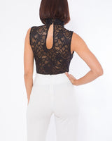 Together Forever Lace Black Bodysuit - Palazzo Couture Online
