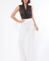 Together Forever Lace Black Bodysuit - Palazzo Couture Online