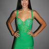 We Belong Together Mini Dress (Green) - Palazzo Couture Online