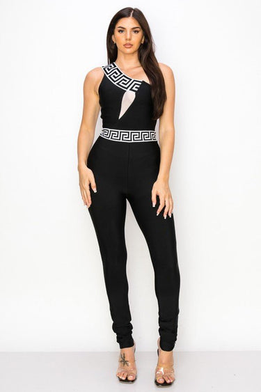 You Are The One Black Jumpsuit - Palazzo Couture Online