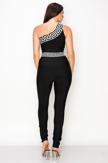 You Are The One Black Jumpsuit - Palazzo Couture Online