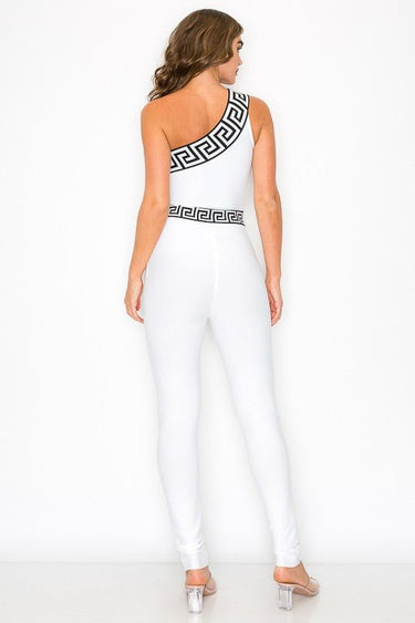 You Are The One White Jumpsuit - Palazzo Couture Online